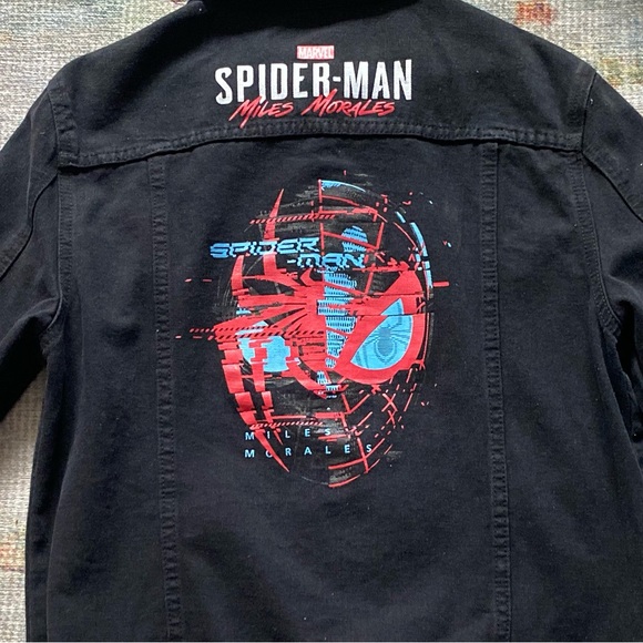 Zaful x Spiderman Black Denim Jacket - Picture 4 of 4